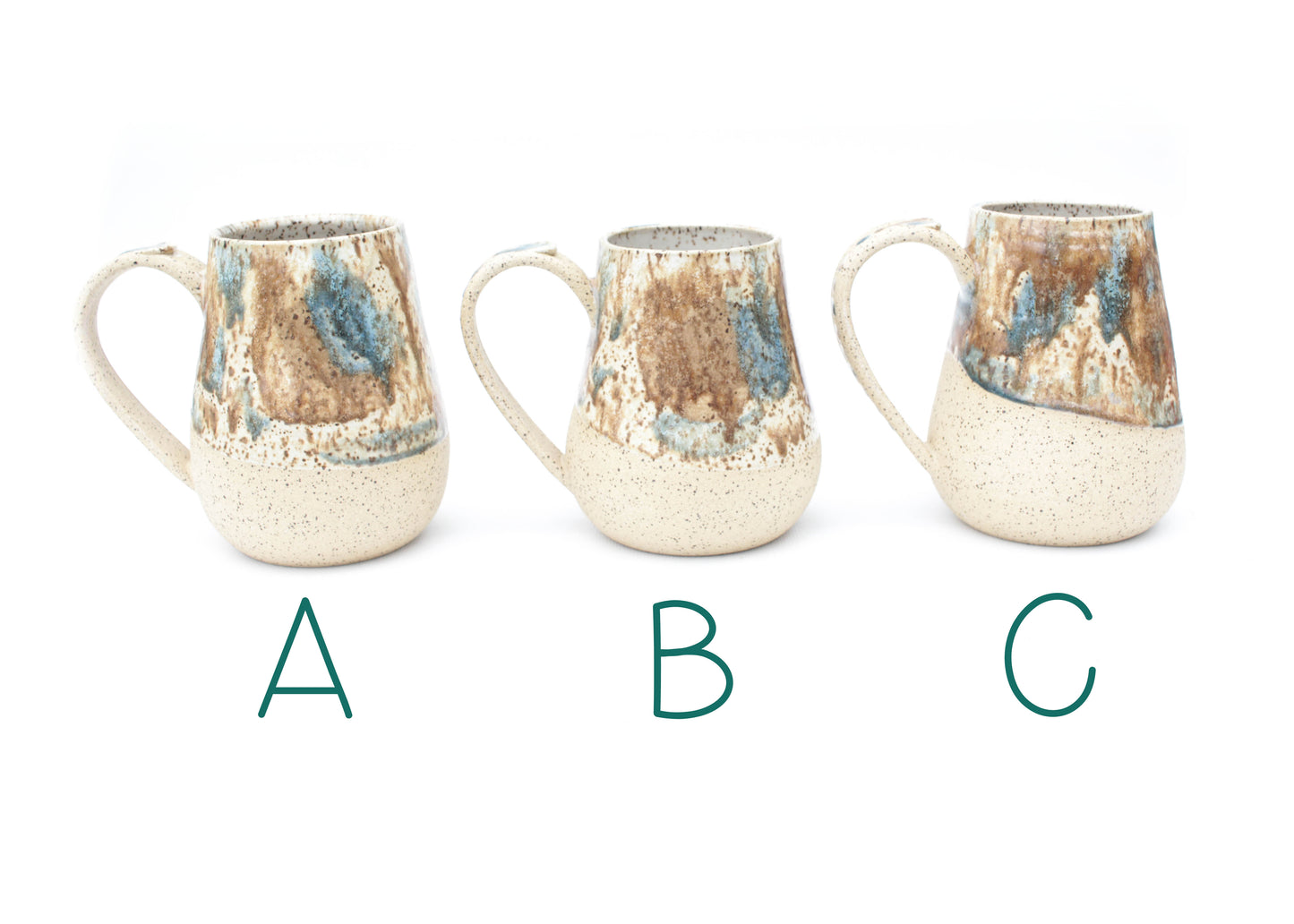 Crystalline Speckled Stoneware Mug