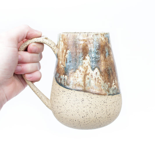 Crystalline Speckled Stoneware Mug
