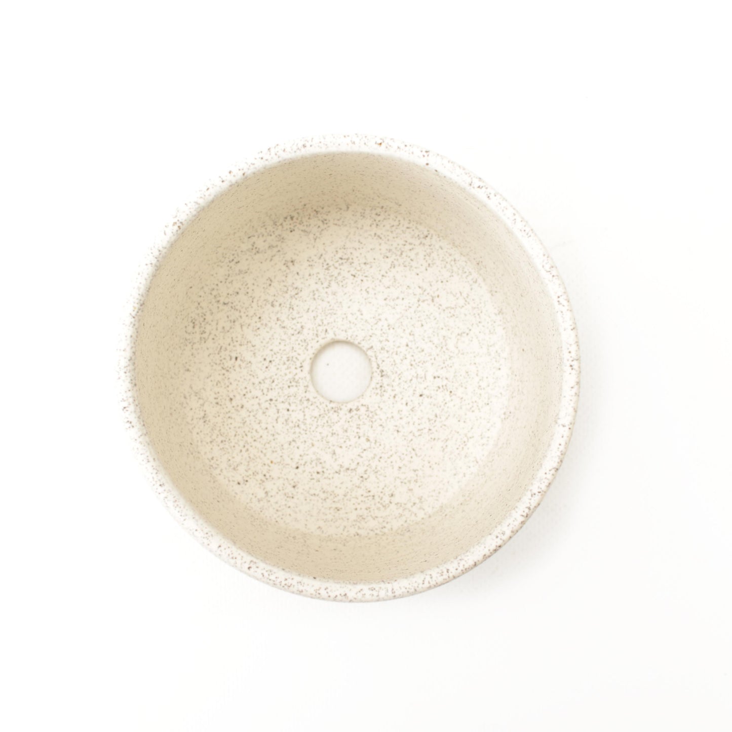 4.25" Blue Speckled Stoneware Planter Pot