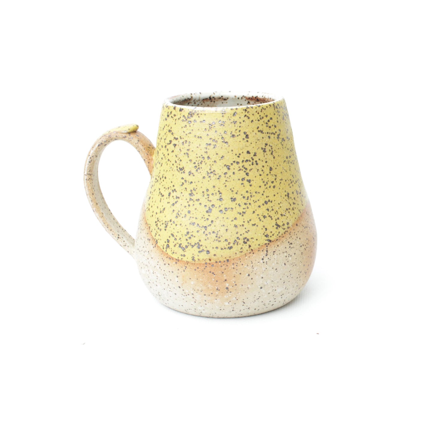 Sunflower Yellow Speckled Stoneware Mug