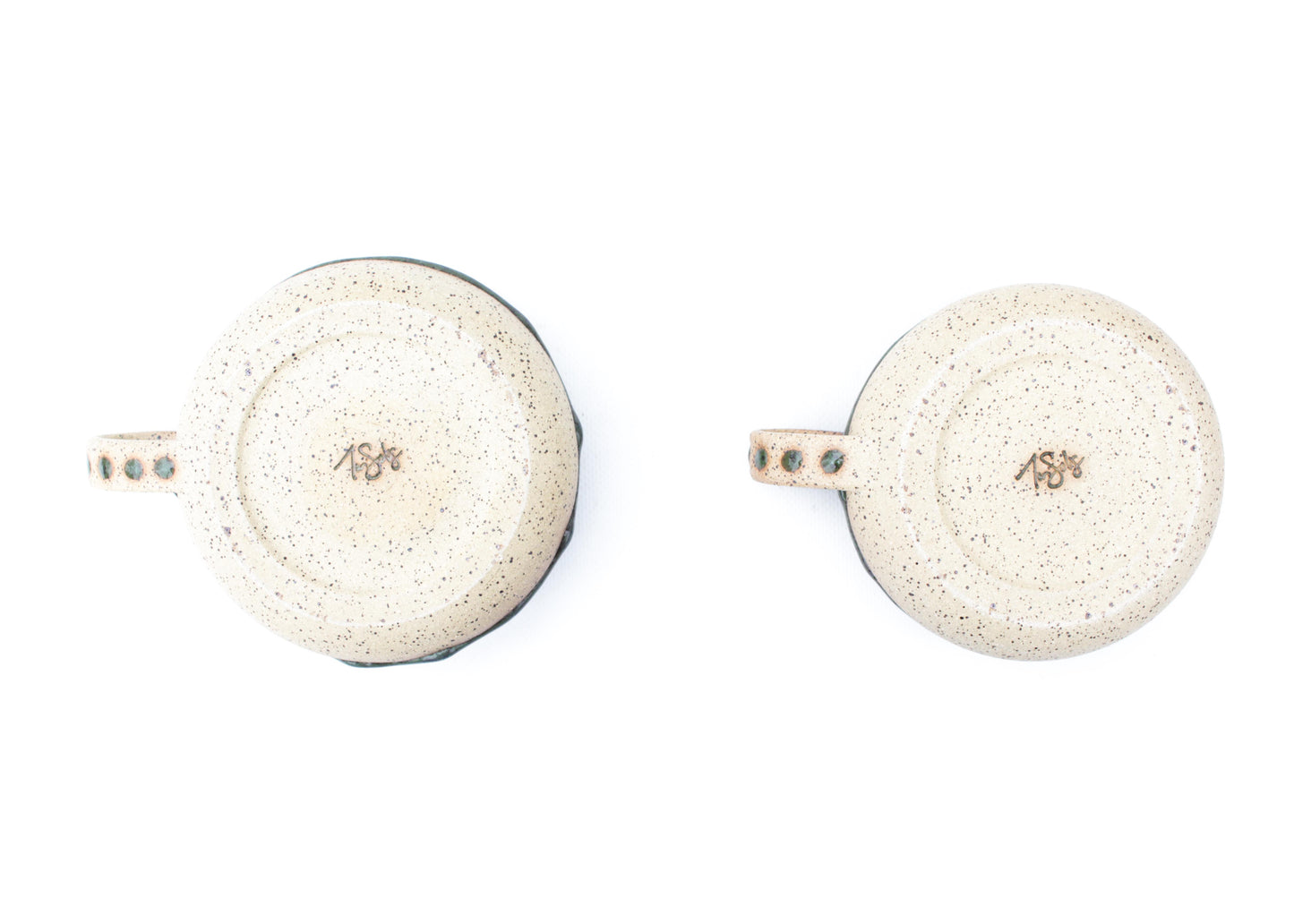 Forest Green Speckled Stoneware Mug