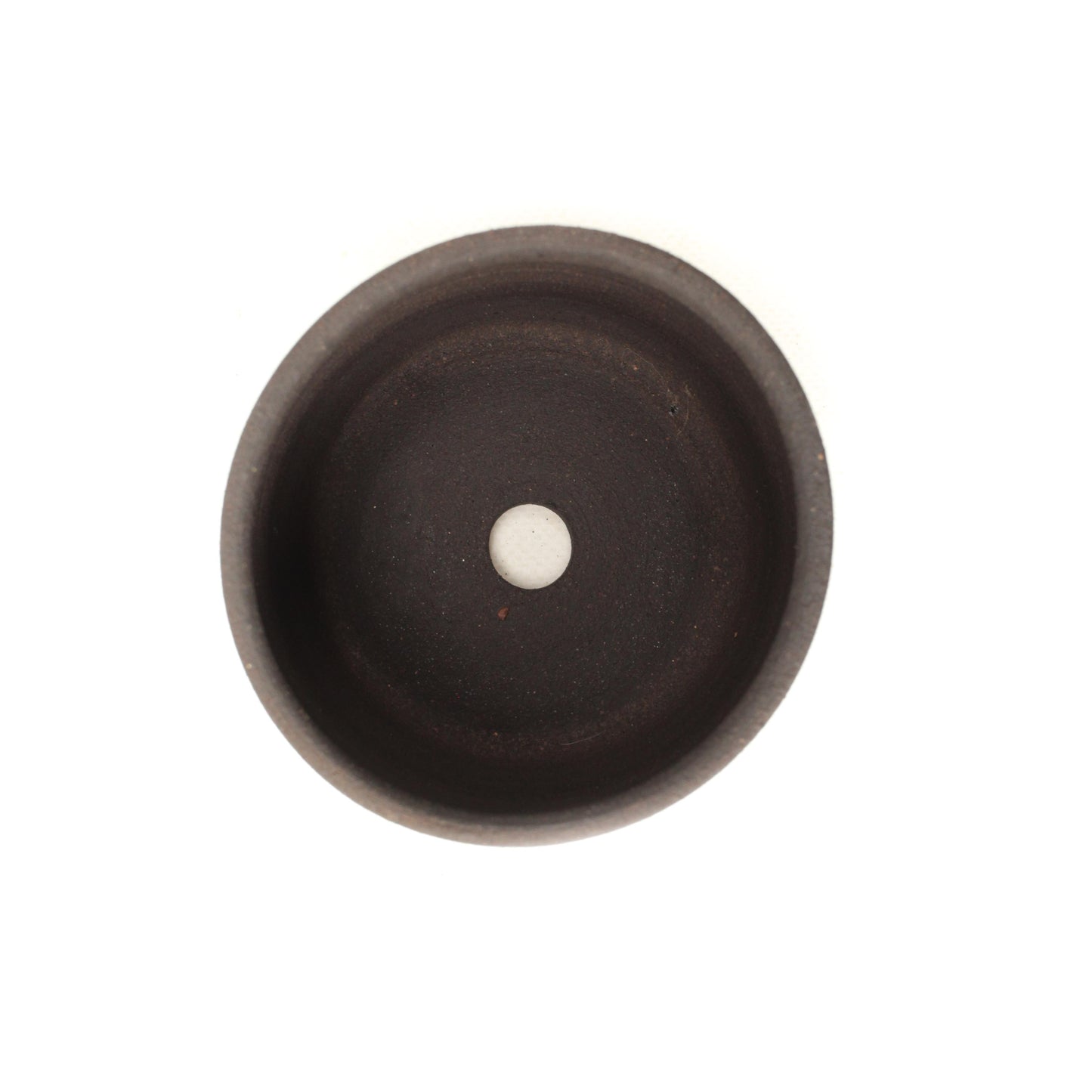 3.75" Pastel Black Stoneware Planter Pot