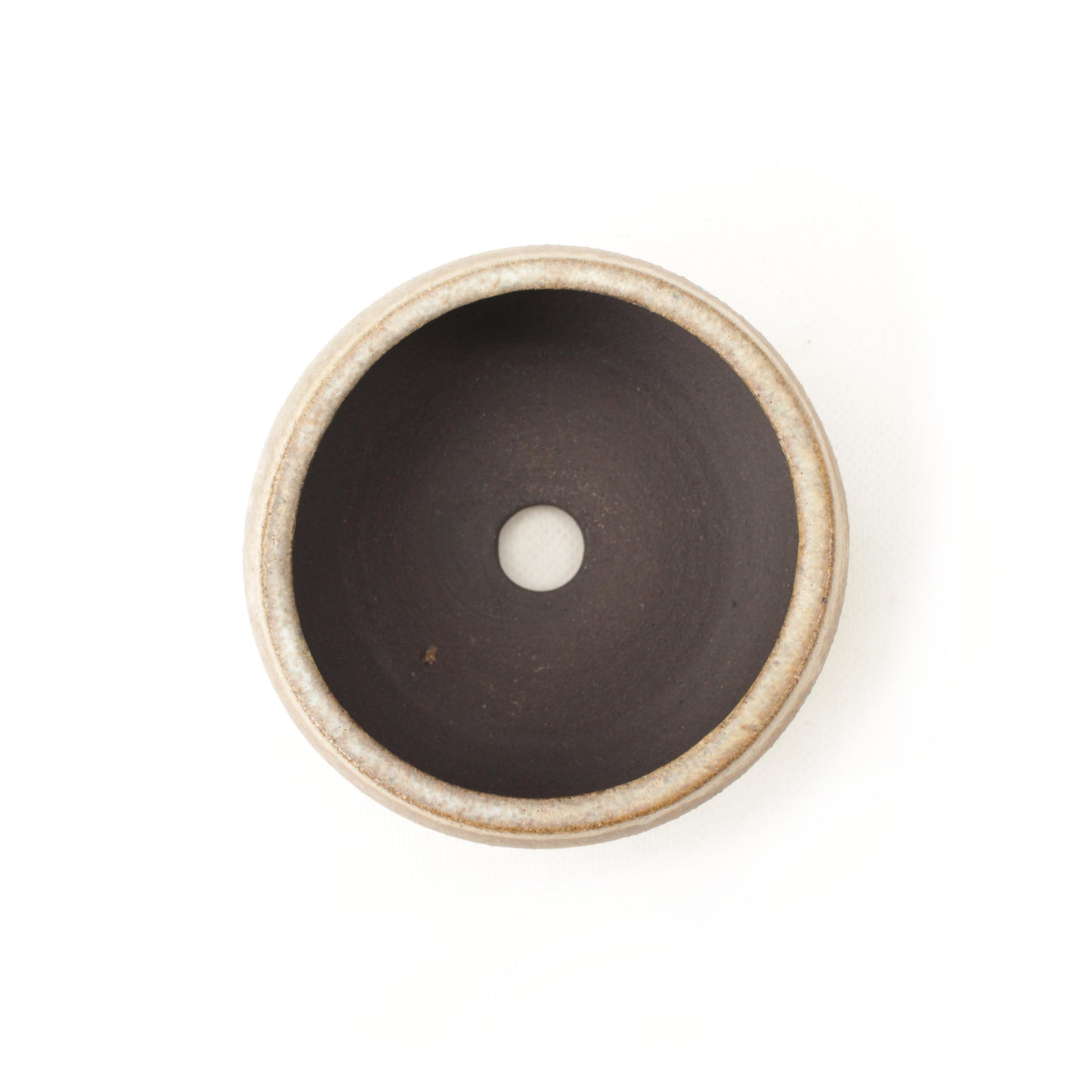 4.5" Pastel Black Stoneware Planter Pot