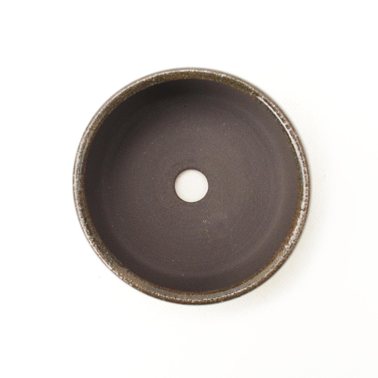 4.5" Black Stoneware Planter Pot