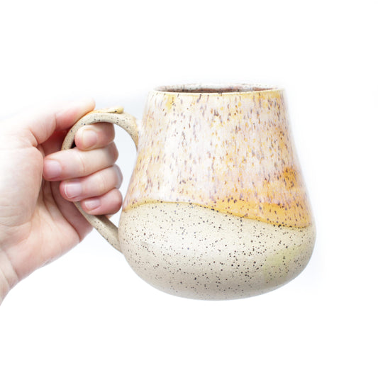 Toasted Cream Speckled Stoneware Mug