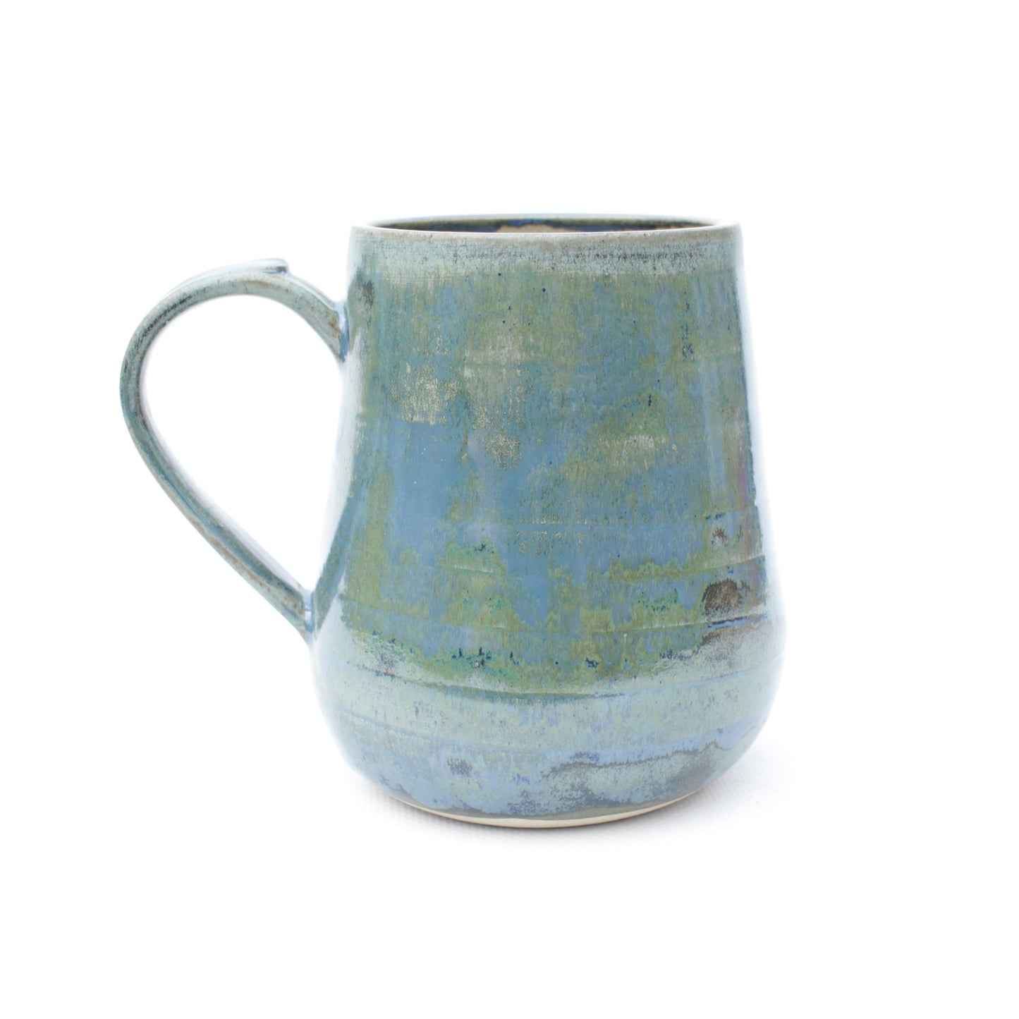 Blue Green Stoneware Mug