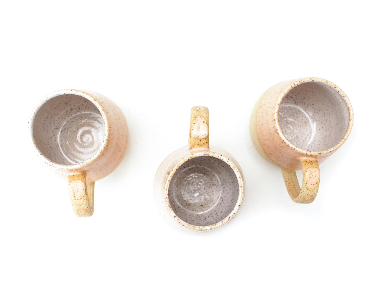 Orange Creamsicle Speckled Stoneware Mug