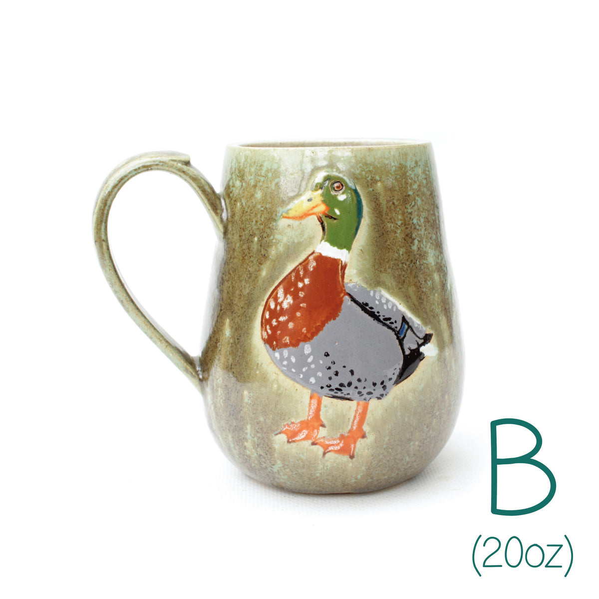Mallard Duck Stoneware Mug