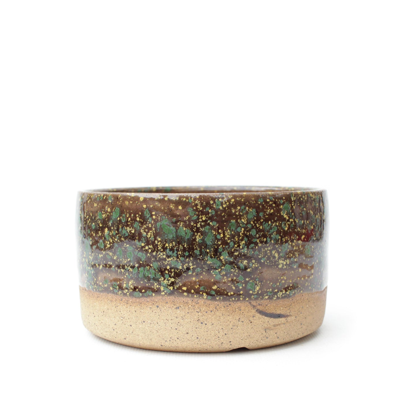 4.75" Speckled Stoneware Planter Pot