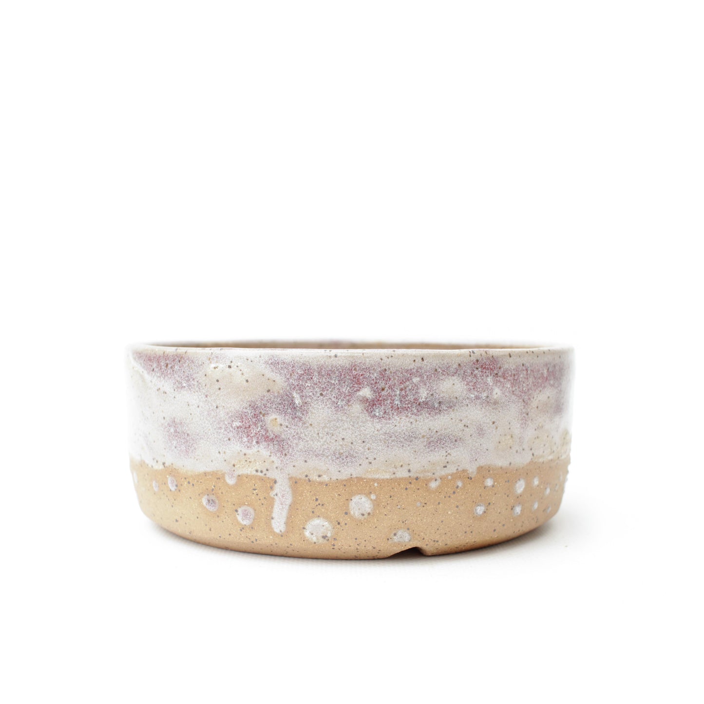 6" Lilac Speckled Stoneware Planter Pot