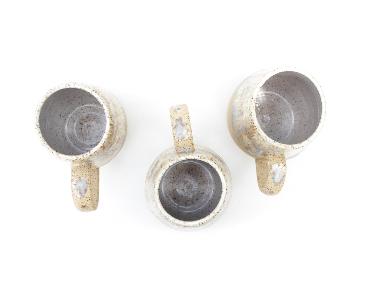 Crystal Cream Speckled Stoneware Mug