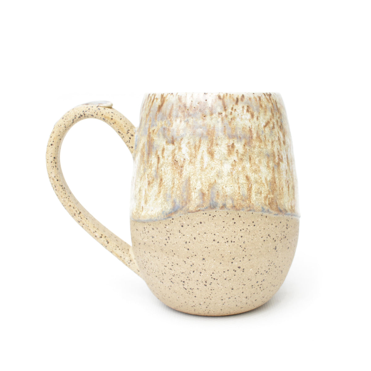 Crystal Cream Speckled Stoneware Mug