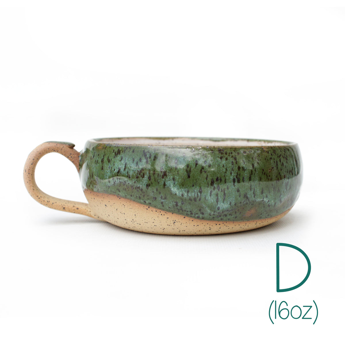 Forest Green Speckled Stoneware Mug