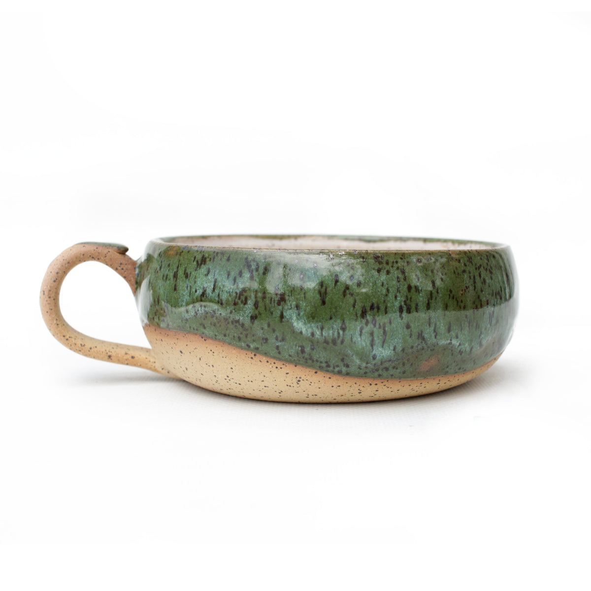 Forest Green Speckled Stoneware Mug