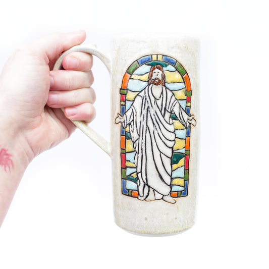Jesus of Nazareth Stoneware Mug with Handle