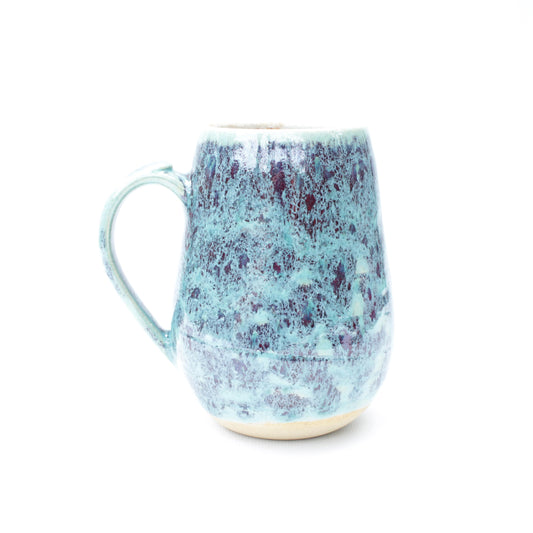Mint Red Stoneware Mug