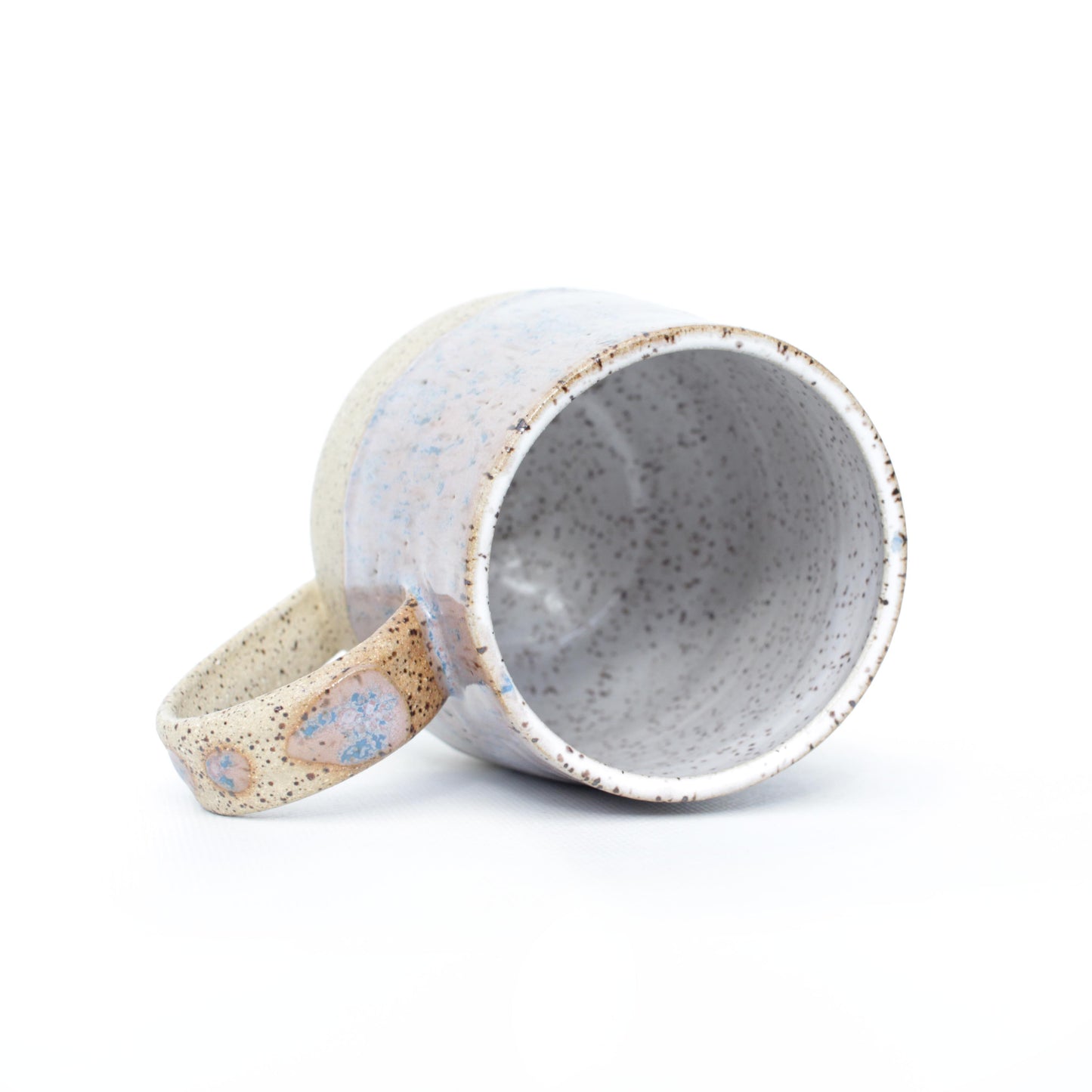 Pink Donut Speckled Stoneware Mug