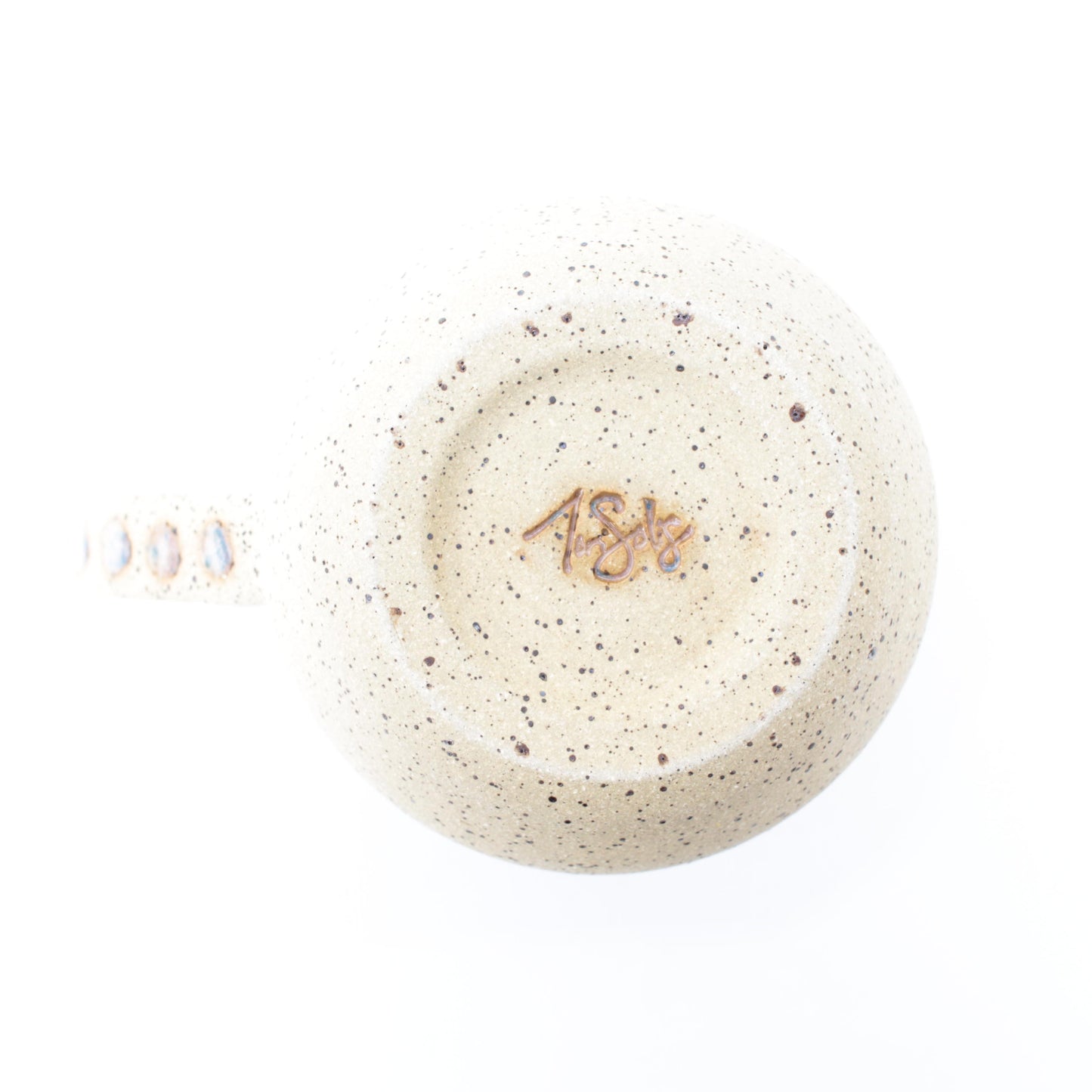 Pink Donut Speckled Stoneware Mug