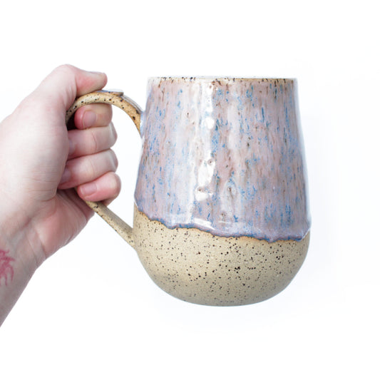 Pink Donut Speckled Stoneware Mug