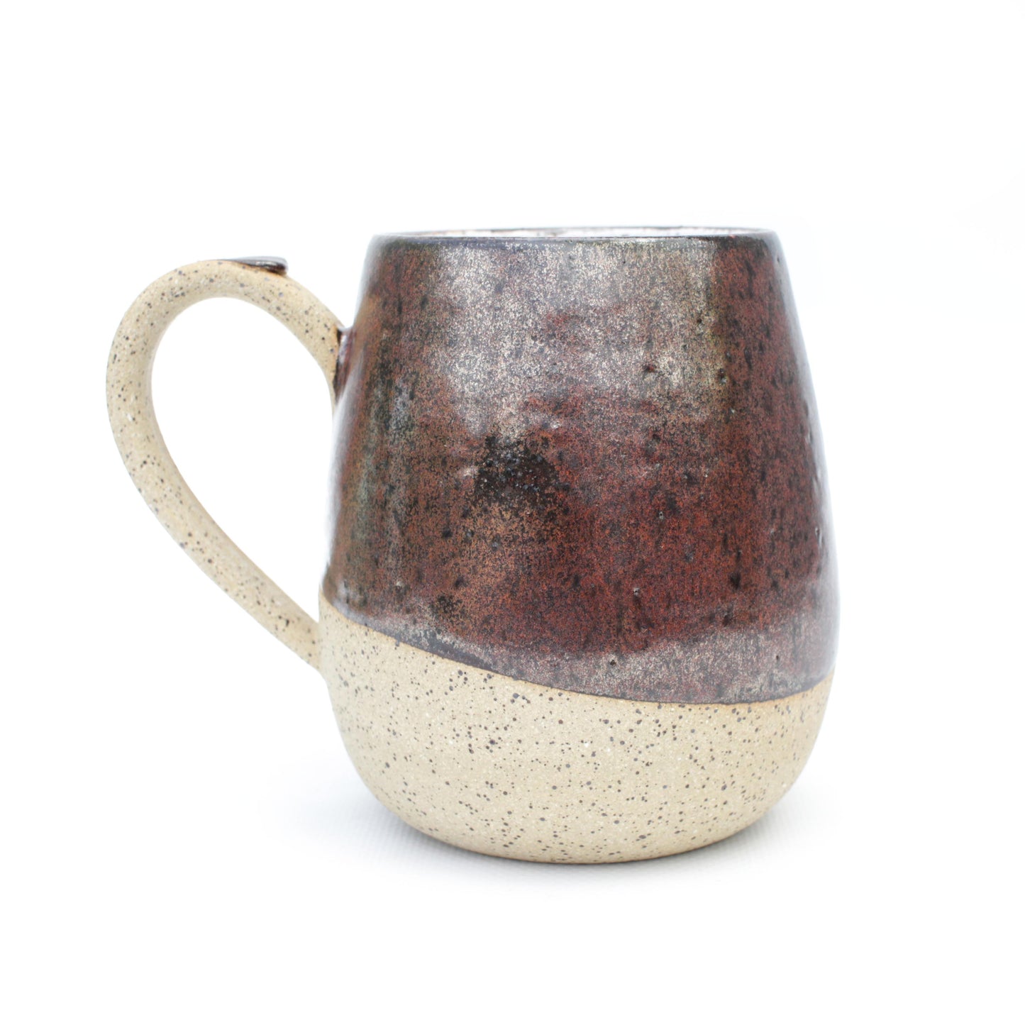 Rustic Red Speckled Stoneware Mug
