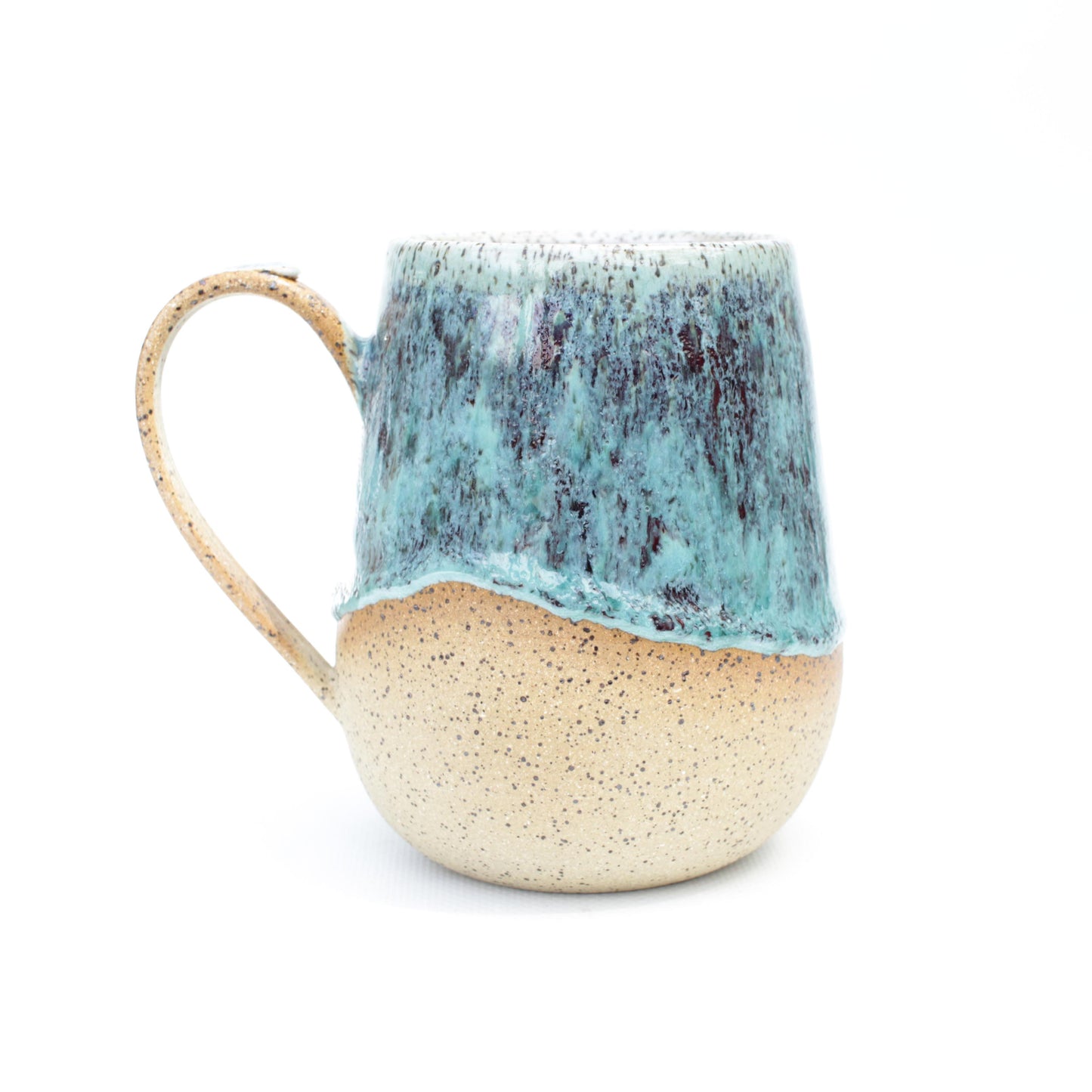 Blue Raspberry Speckled Stoneware Mug