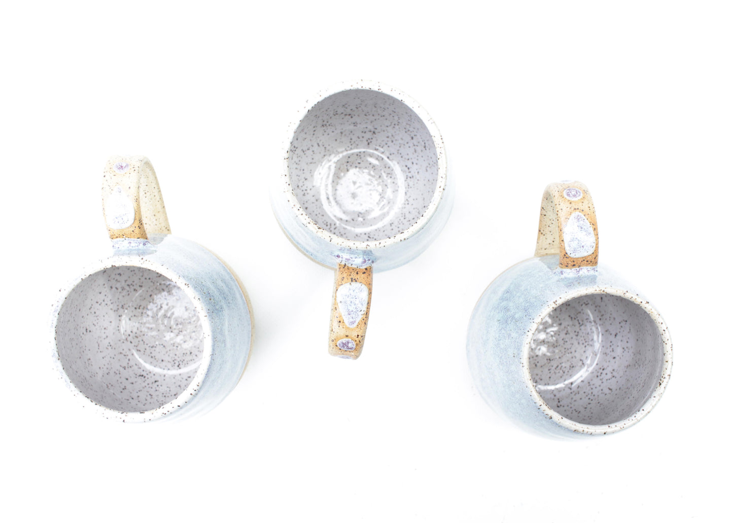 Periwinkle Speckled Stoneware Mug