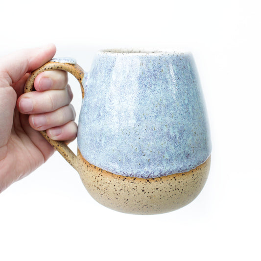 Periwinkle Speckled Stoneware Mug