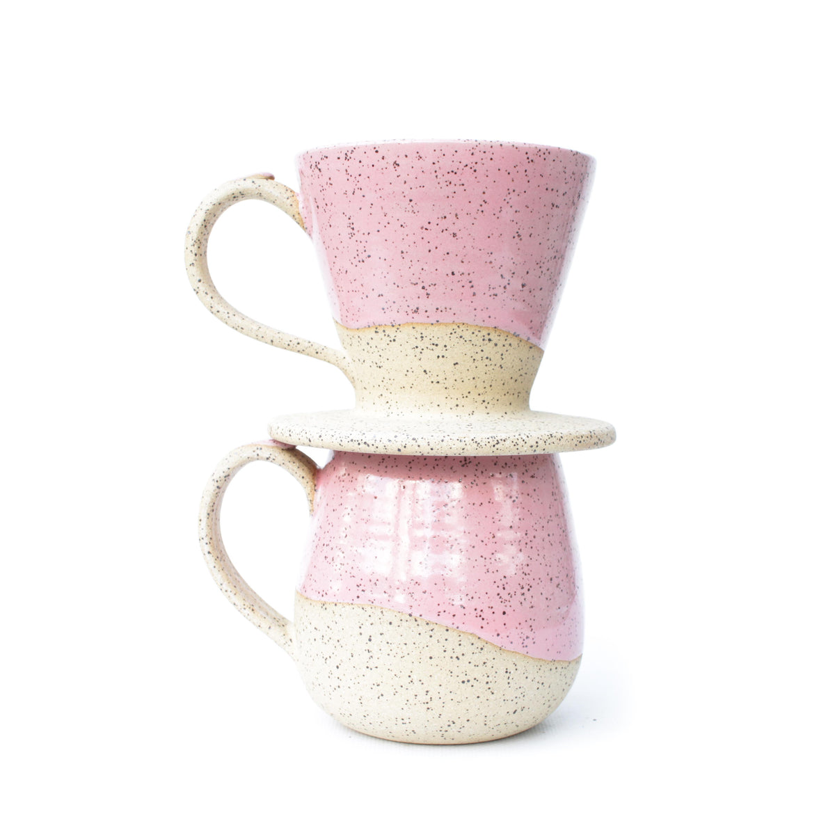 Pink Pour Over Coffee Maker Kit