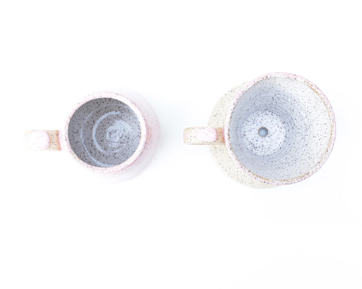 Pink Pour Over Coffee Maker Kit