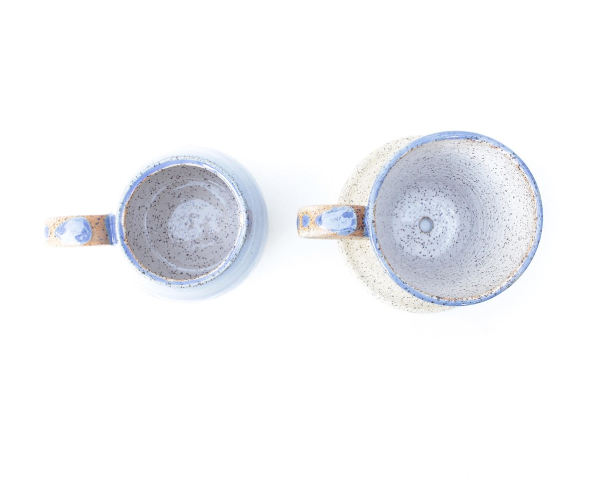 Blue Pour Over Coffee Maker Kit