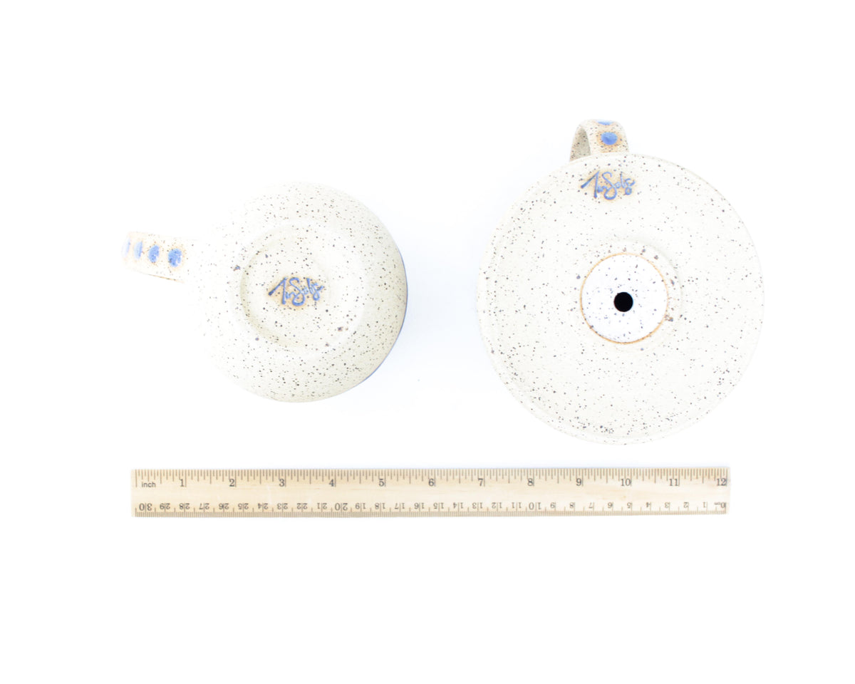 Blue Pour Over Coffee Maker Kit