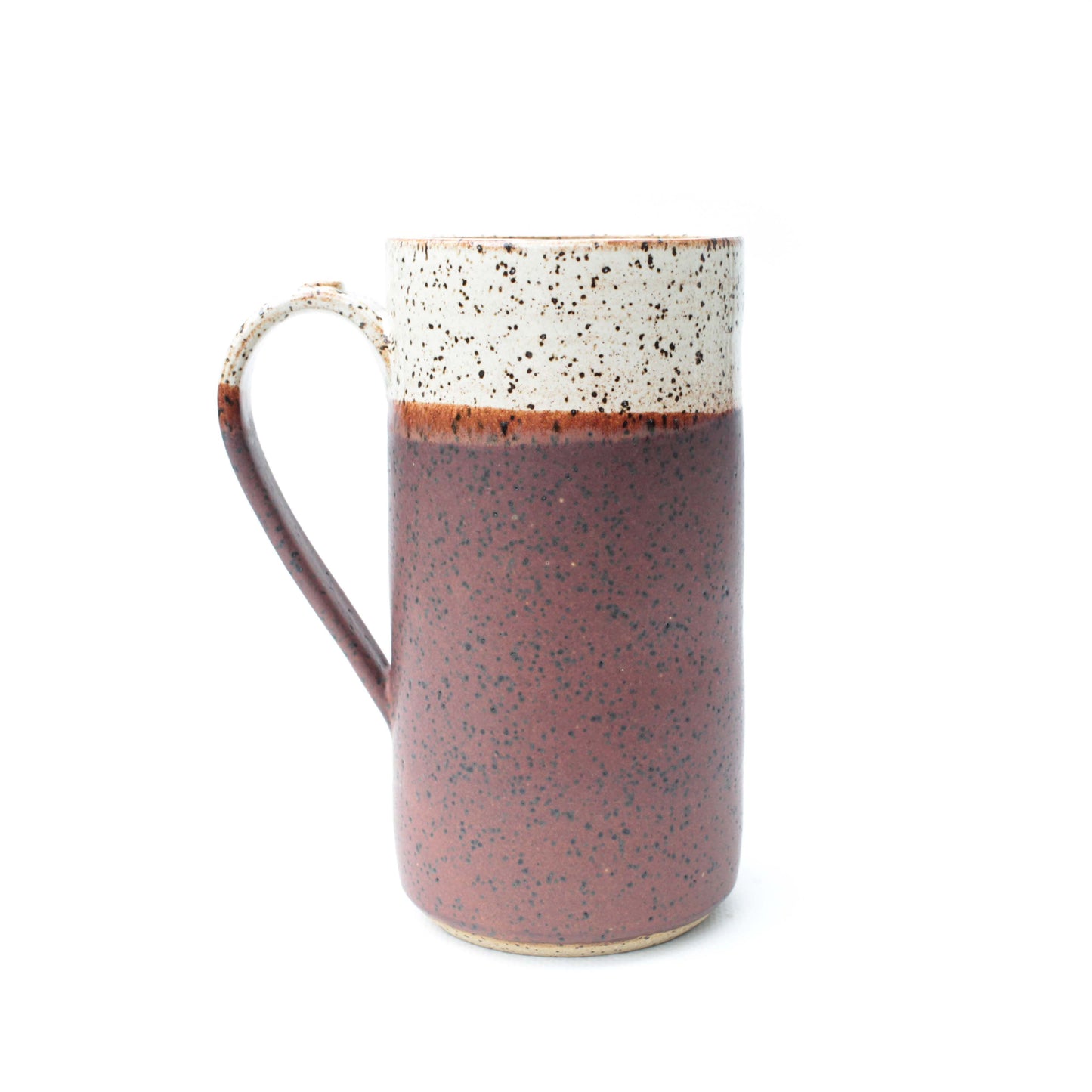 Rust Red Speckled Stoneware Stein