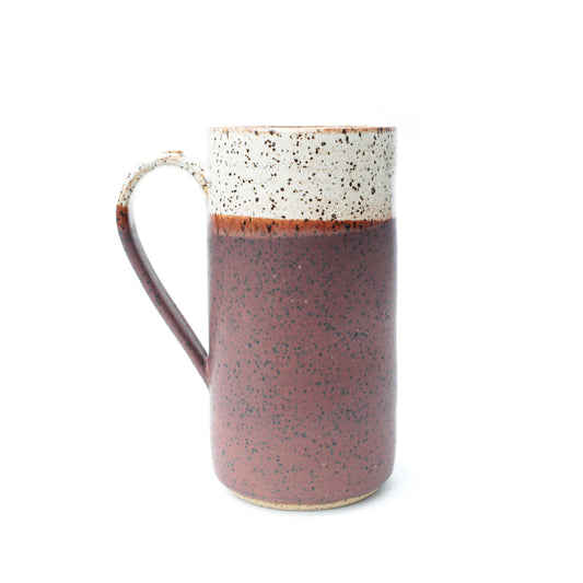 Rust Red Speckled Stoneware Stein