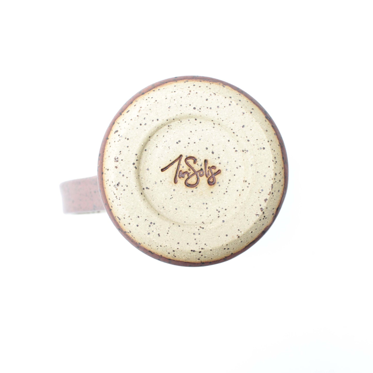 Rust Red Speckled Stoneware Stein