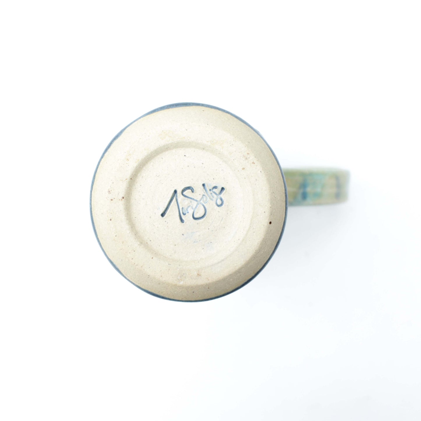 Mosasaur Skinny Stoneware Travel Mug with Handle