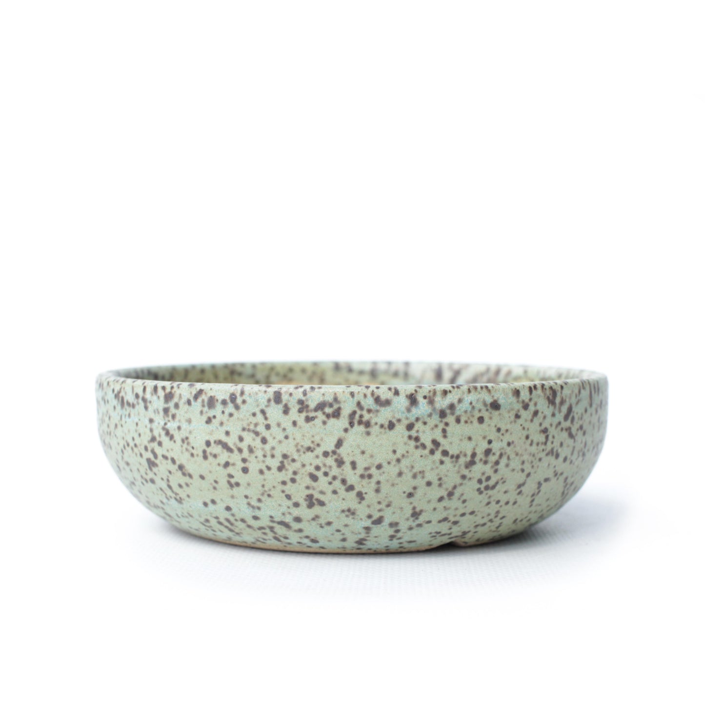 Turquoise Speckled Stoneware Planter Pot 5"