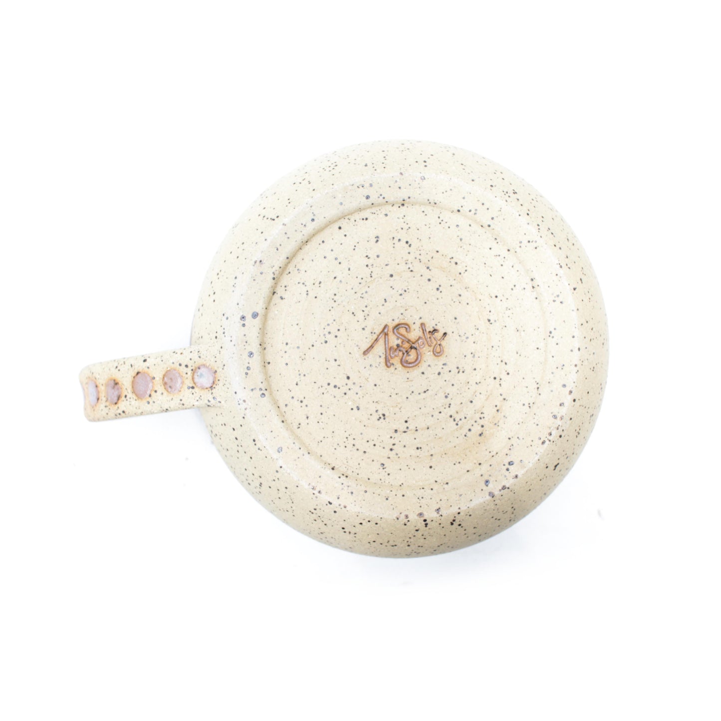 Pink Donut Sprinkle Speckled Stoneware Mug