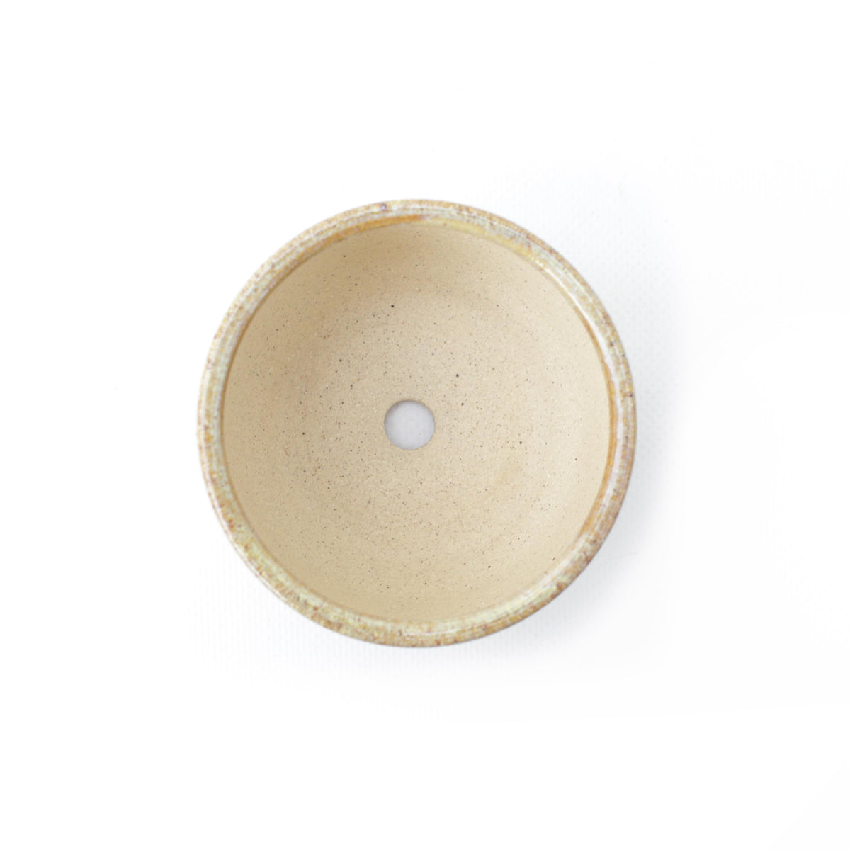 3.25" Buff Stoneware Planter Pot