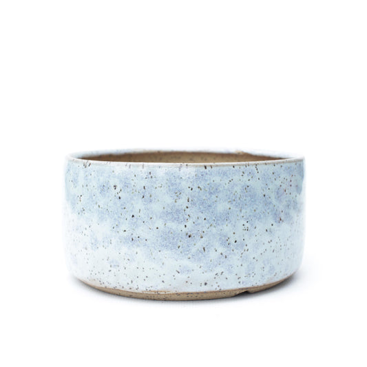 5" Periwinkle Speckled Stoneware Planter Pot