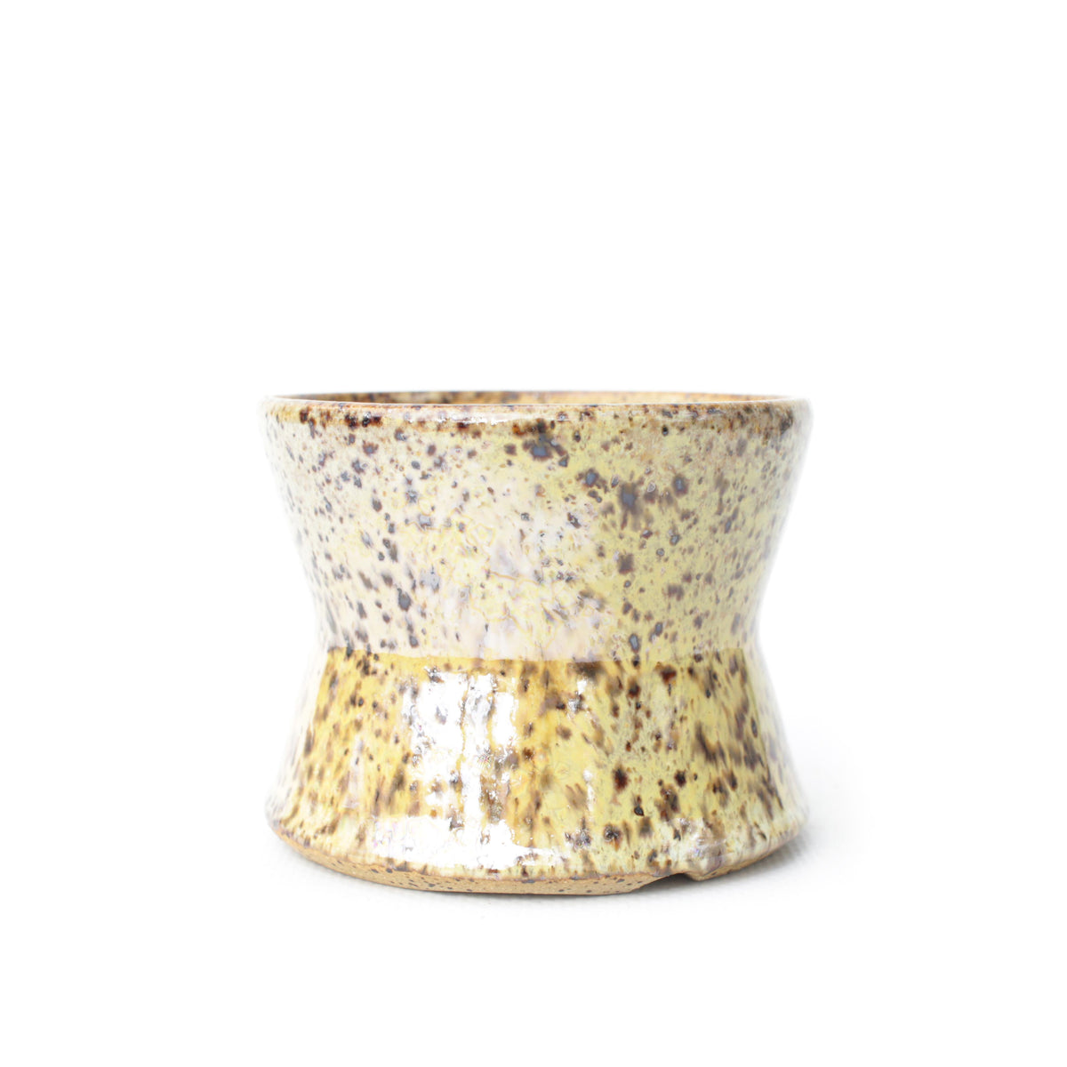 3" Buff Speckled Stoneware Planter Pot