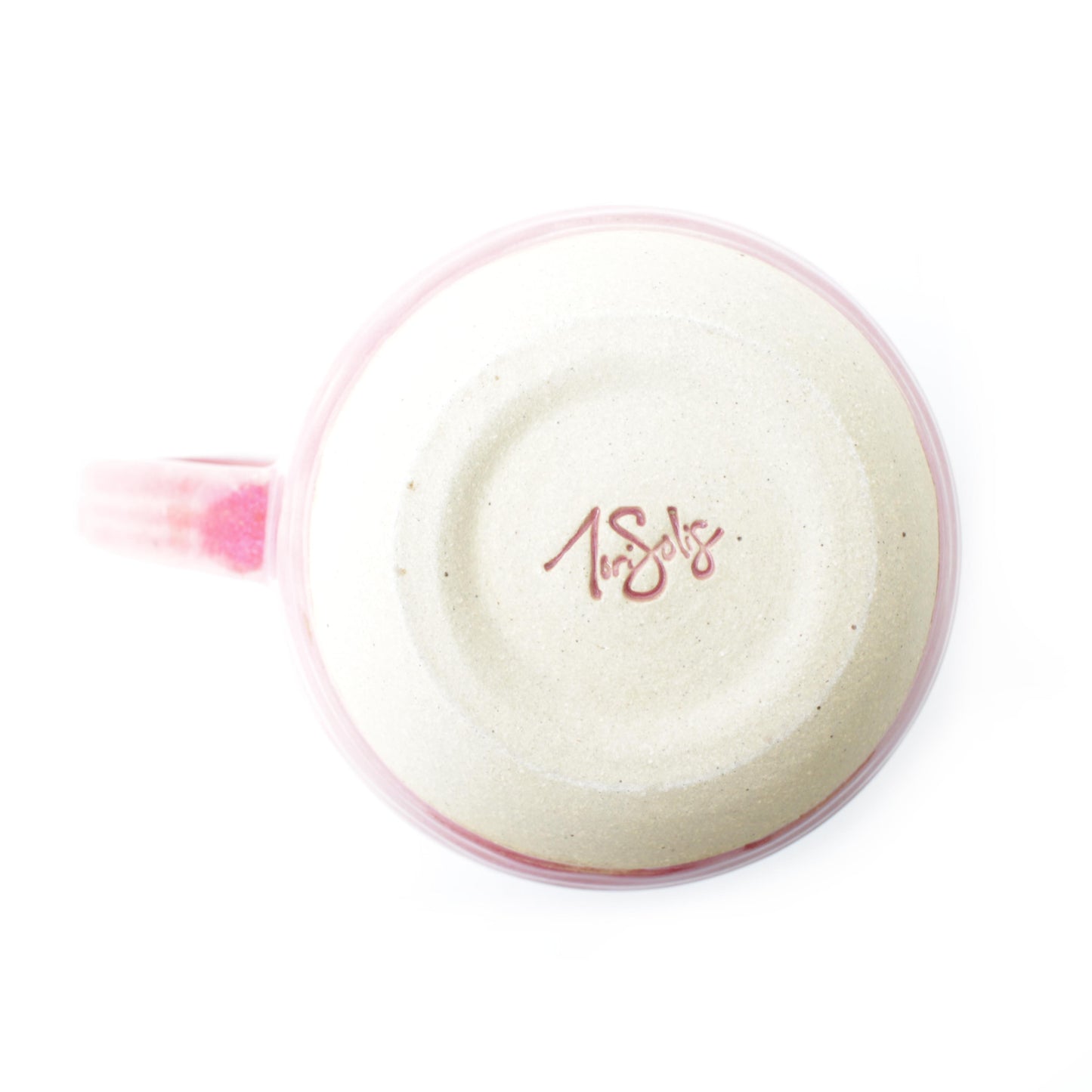 Magenta Stoneware Mug