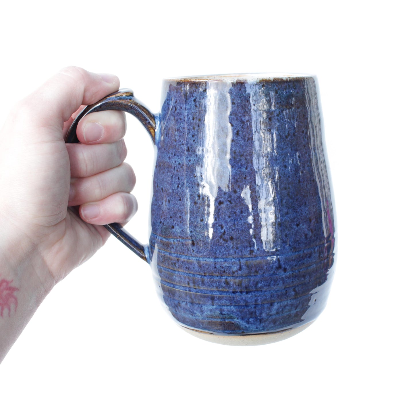 Dark Blue Stoneware Mug