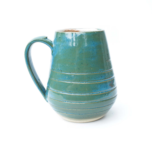 Teal Stoneware Mug