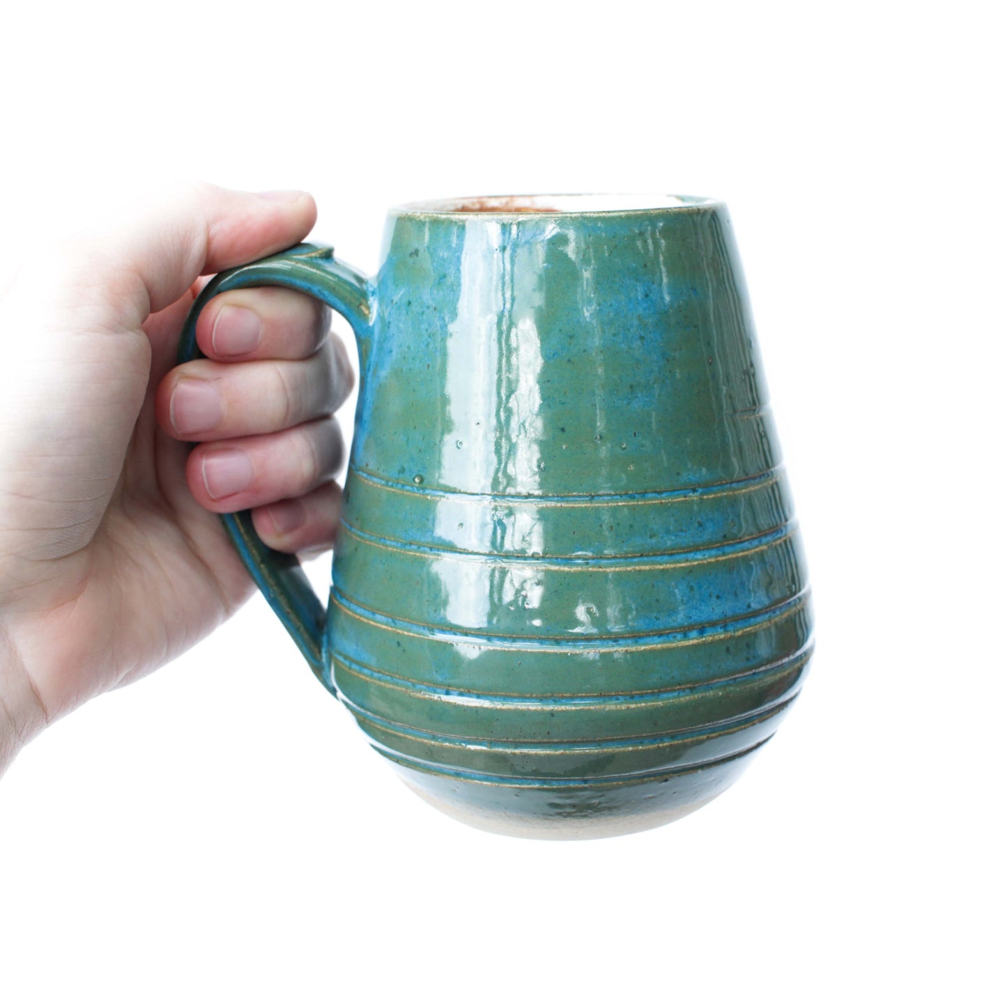 Teal Stoneware Mug