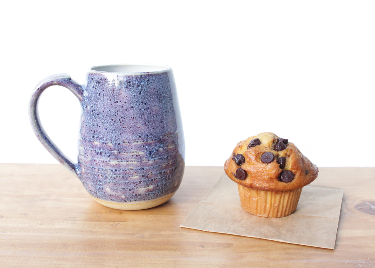 Purple Stoneware Mug