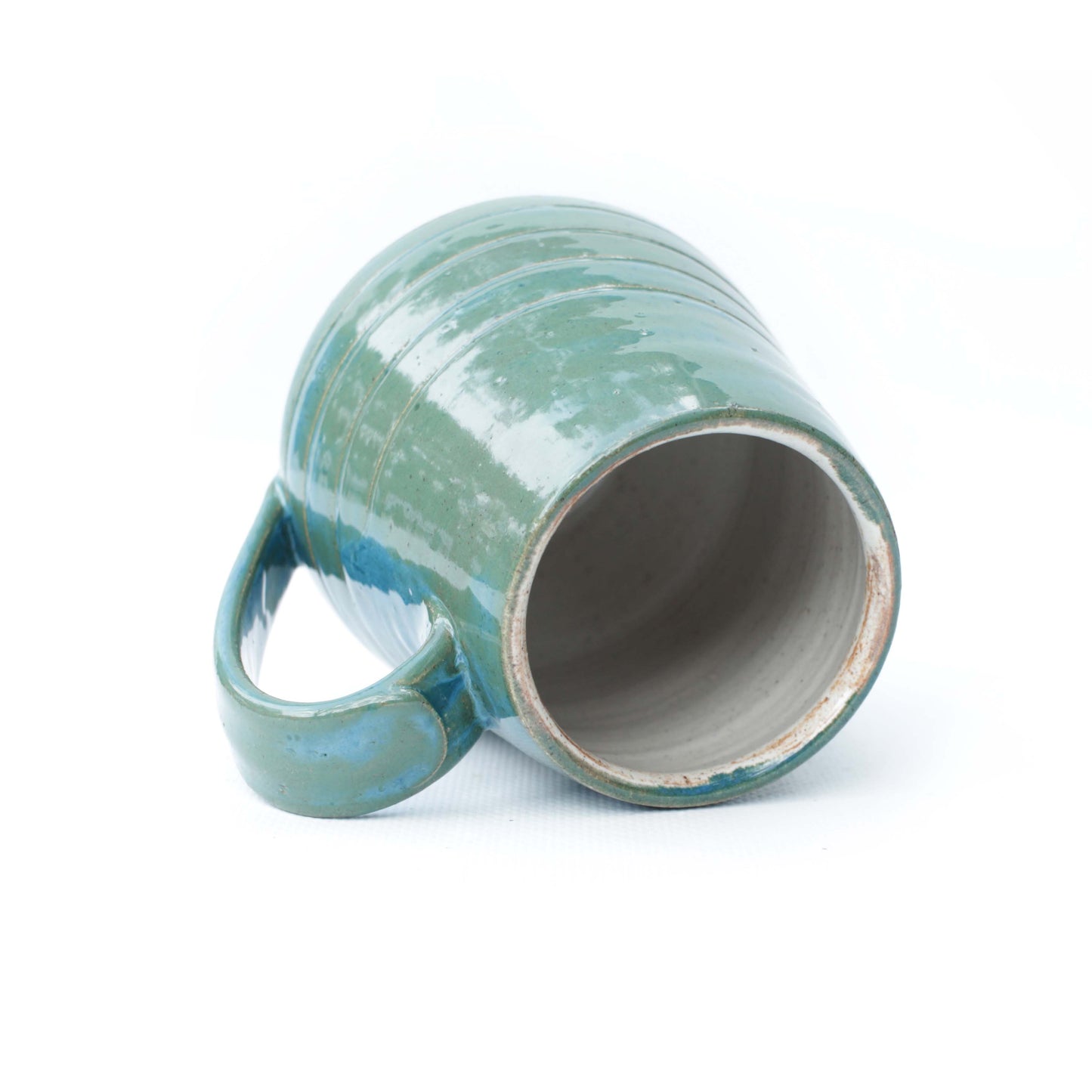Teal Stoneware Mug