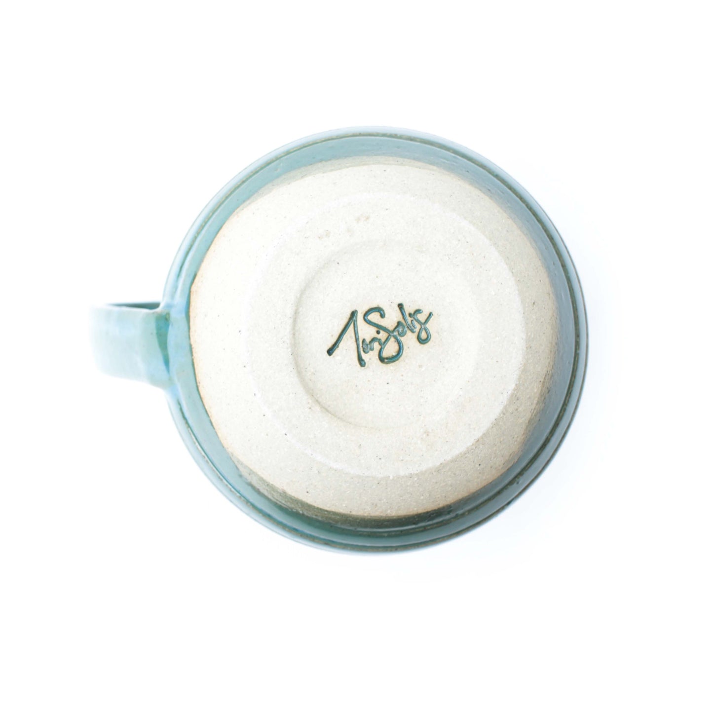 Teal Stoneware Mug