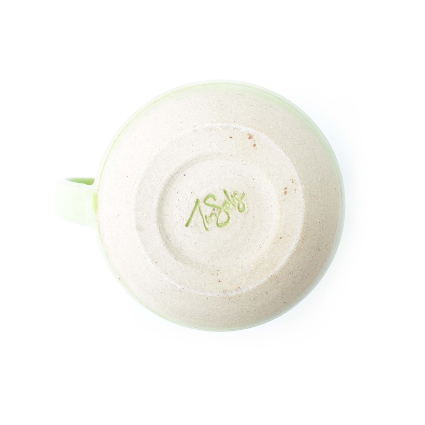 Lime Green Stoneware Mug