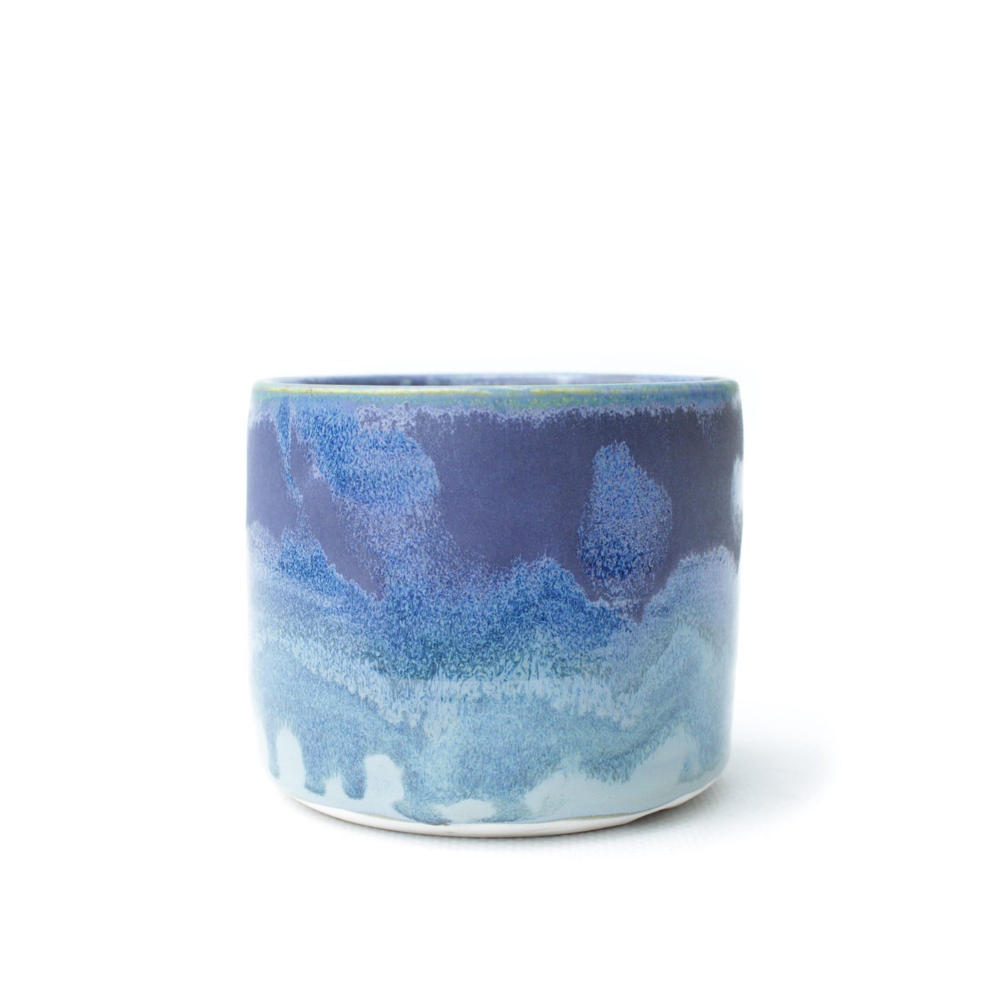 3" Blue Porcelain Planter Pot