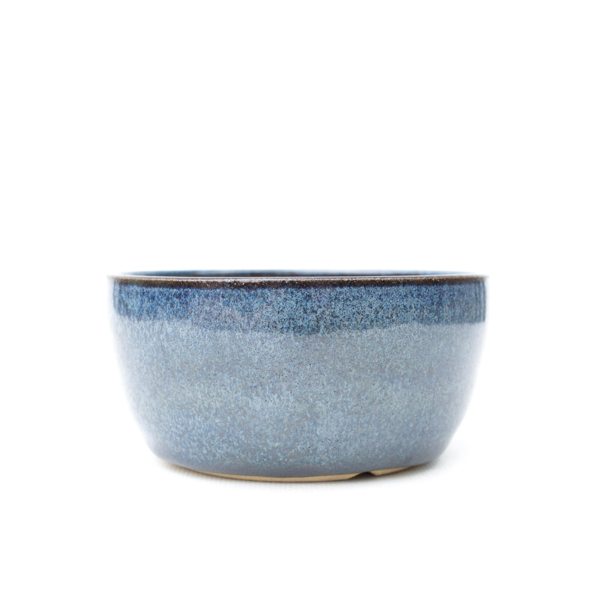4.5" Blue Stoneware Planter Pot